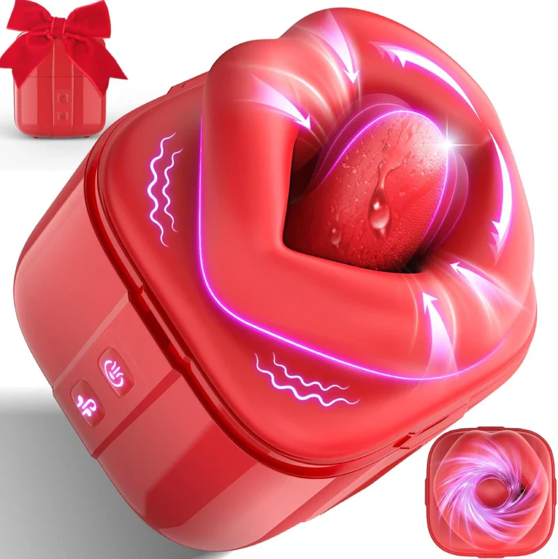 Dorrie Dual-Stimulation Tongue Vibrator & Suction Massager – Gift Box Style - Image 4